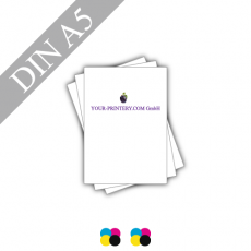 Flyer | 300g Papier matt + Folienkaschierung | DIN A5 | 4/4-farbig